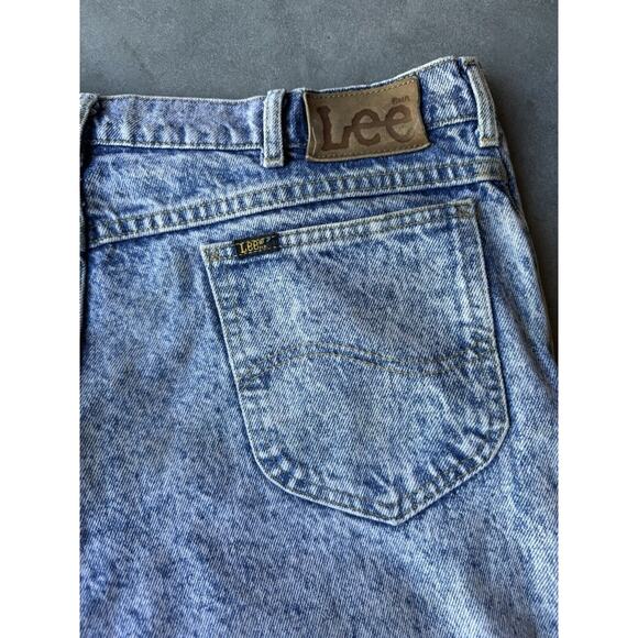 Vintage 90s Mens Lee Riders Acid Wash 100% Cotton 38x30 @MR - Picture 7 of 9